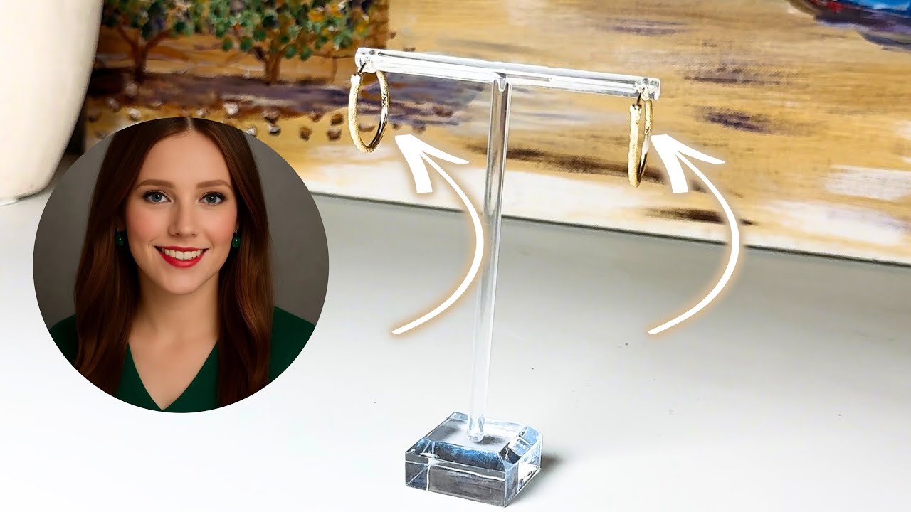 14K Gold Hoop Earrings Review ✨ Textured 25mm Gold Vermeil Hoops with Latch-Back