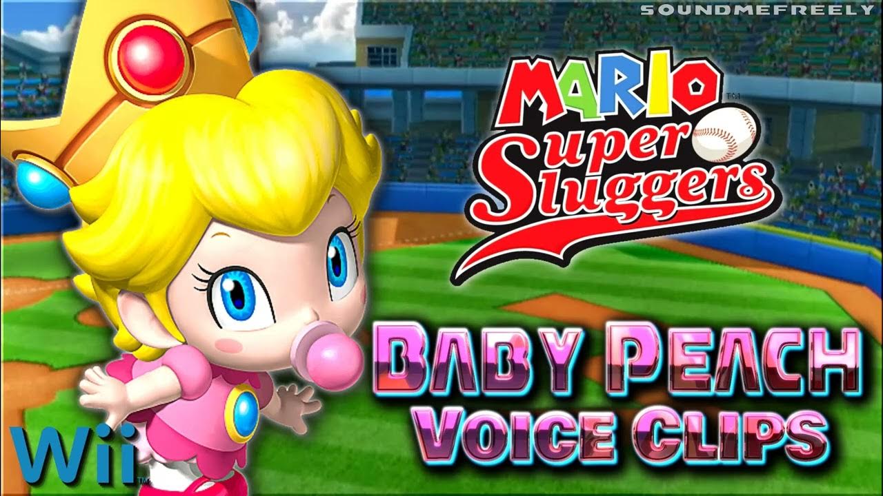 All Baby Peach Voice Clips • Mario Super Sluggers • Voice Lines