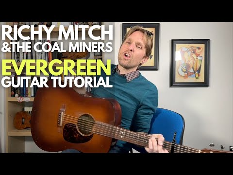 Evergreen Guitar Tutorial by Richy Mitch and the Coal Miners – Guitar Lessons with Stuart!
