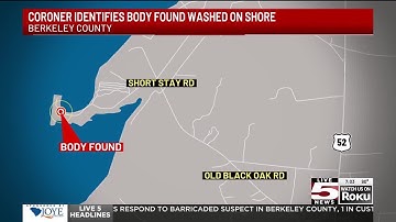 VIDEO: Coroner identifies body found washed ashore in Berkeley County