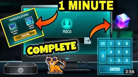 How To complete Moco Puzzle Event| Moco Puzzle Event Completed in 1minute