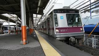 【メトハチ初の廃車で渡瀬へ / 8107F現役時の様子】 東京メトロ8000系8107F 西新井駅発車