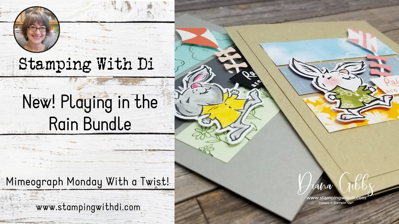 New! Playing in the Rain Bundle - Mimeograph Monday With a Twist! | Stampin' Up!