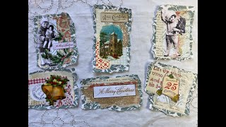 Christmas junk journal super easy and fast clusters