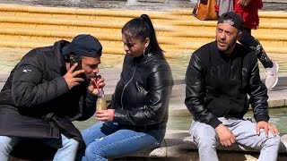 Lovely girl serve me juice but her boyfriend didn’t like it must watch | joker pranks latest 2024