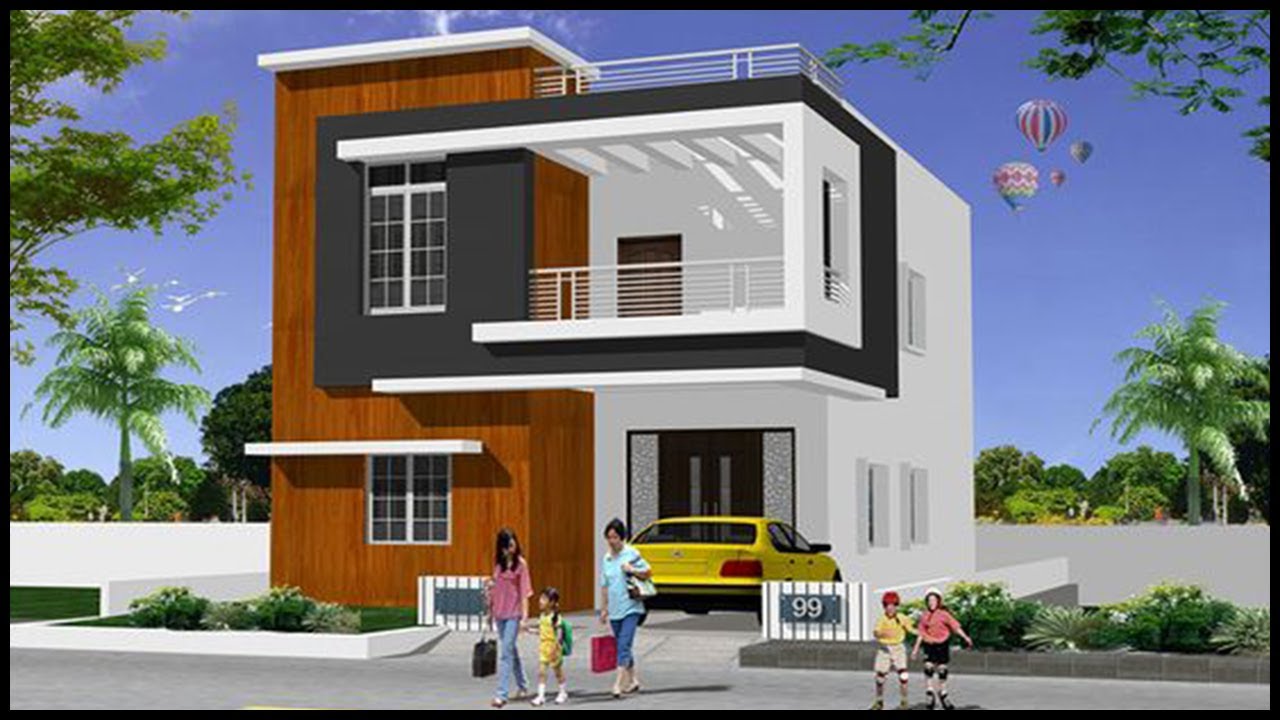 6 Bedroom 2 Floor 3D House Design | 30x42 House Plan With ...