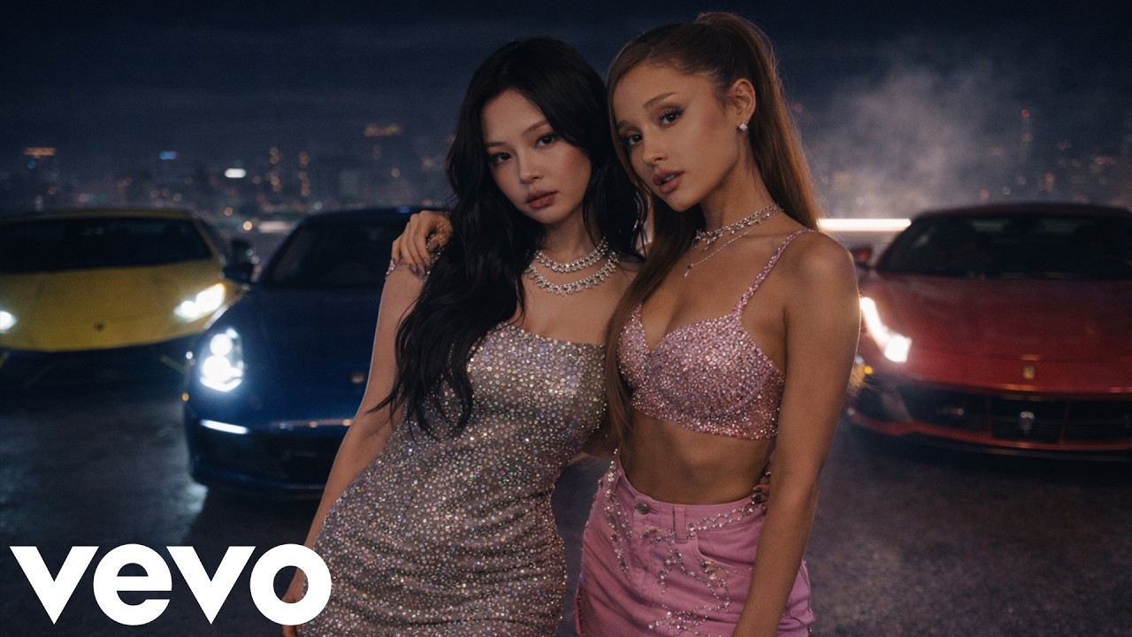 Ariana Grande & Jennie - Sapphire Pulse Mirage (ft. Cardi B, Doja Cat) (Official Lyrics Video) 2026