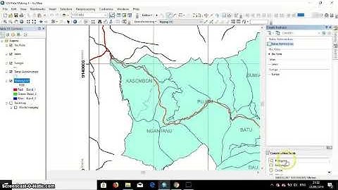 Georeferencing, Input Data dan Digitasi dengan Software ArcGis 10.4