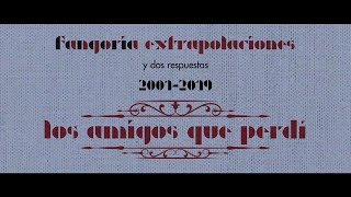 Video thumbnail of "Fangoria - Los amigos que perdí (Lyric Video)"