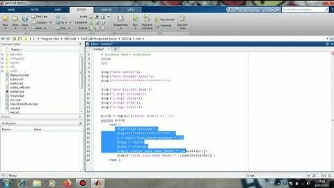 Pembuatan Program Kasir Sederhana Menggunakan Matlab E2015a