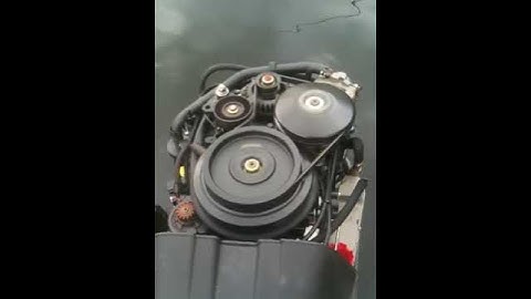 Mercury Optimax Outboard with bad compressor