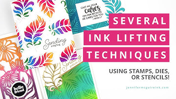 Several Ink Lifting Techniques!