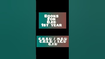 Best Books For B.ed 1st Year #crsu #mdu #laxmipublication