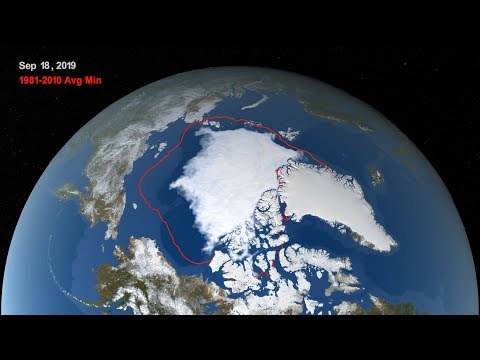 Arctic Sea Ice Reaches 2019 Minimum Extent
