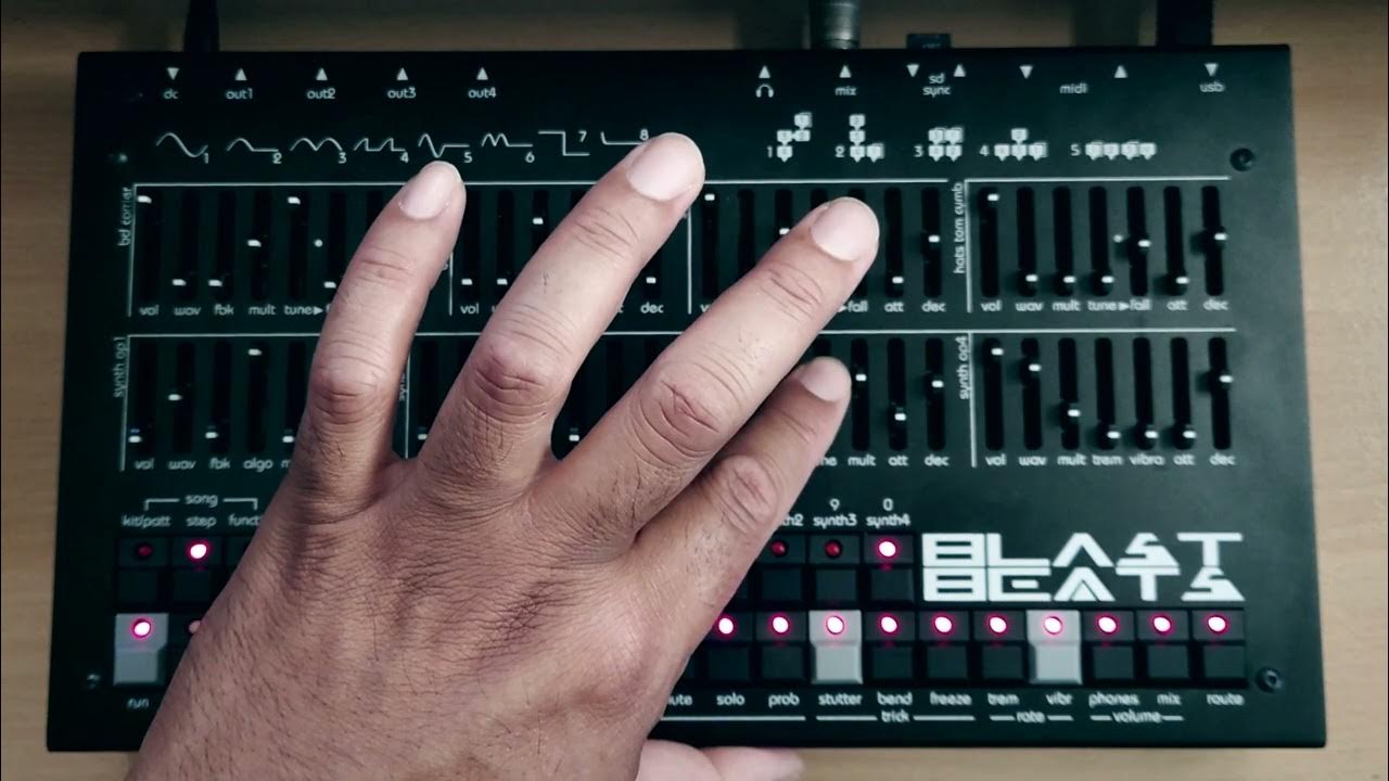 Twisted Electrons Blast Beats Synth Track Synth4 YouTube
