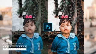 How To Edit Photo To Warm Tropical Summer Color Tone with Adobe Photoshop CC 2018 screenshot 1
