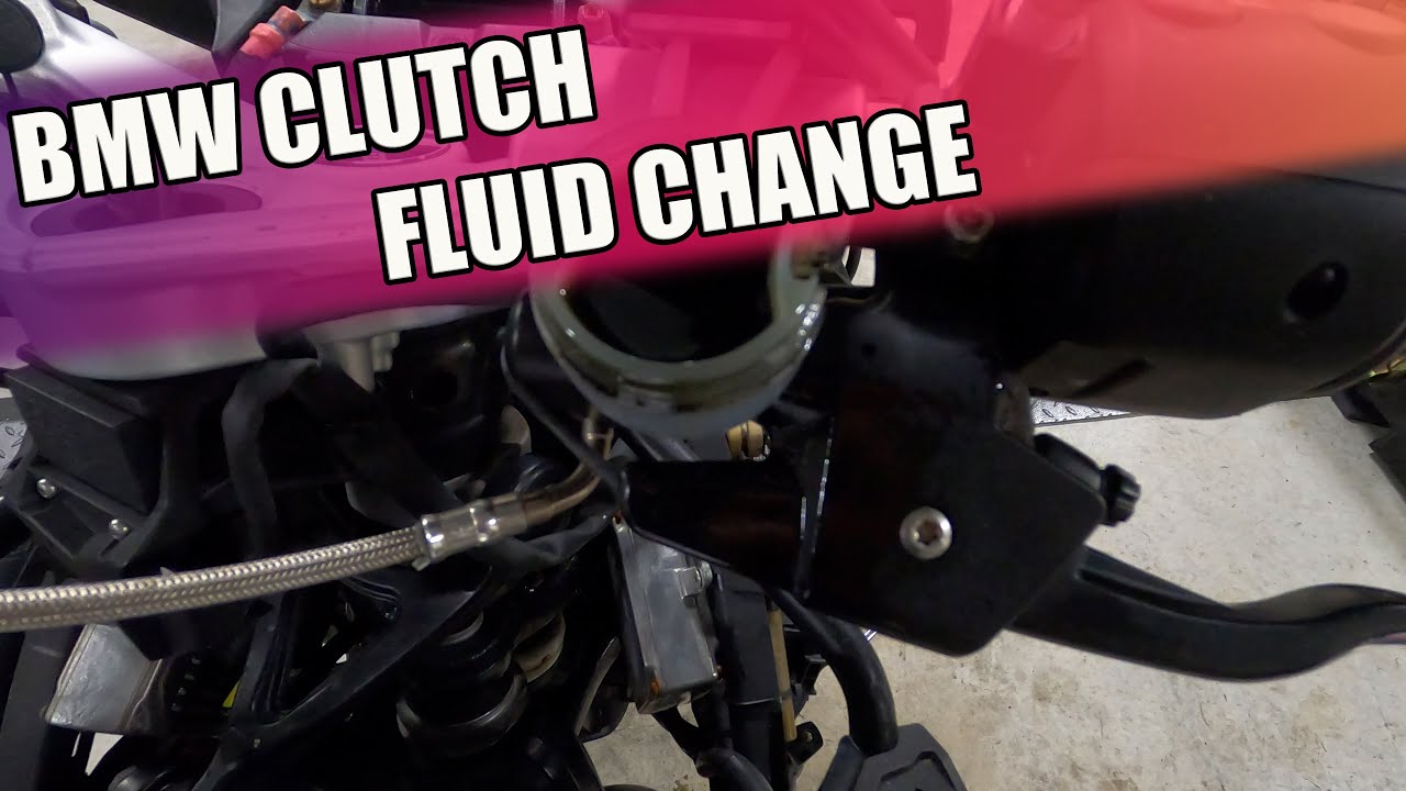 BMW K1200R Clutch Fluid Change YouTube