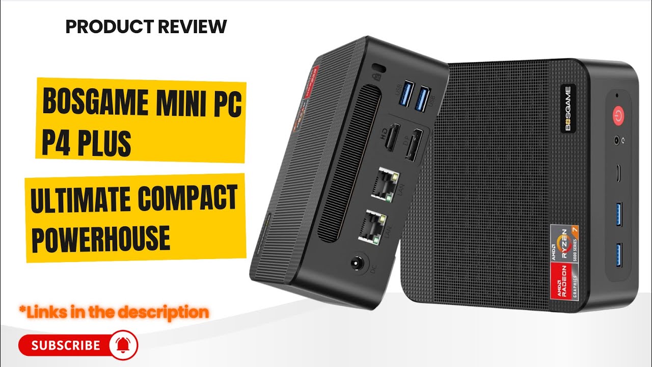 BOSGAME Mini PC P4 Plus Review 2025 – Ryzen 7 5825U, 32GB RAM, 1TB 