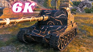Bat.-Châtillon 155 58 Arty 6K Damage ( Artillery ) World of Tanks Replays