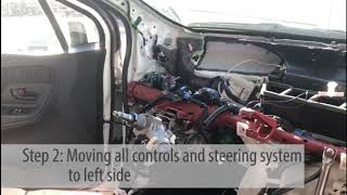 Left steering conversion