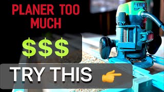 Easy Router Sled - How to flatten wood without a planer