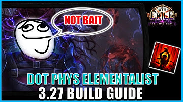 [PoE 3.27] Physdot Elementalist(Exsang/Reap/CF) Leaguestart setup