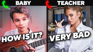 BABY VIRTUOSO pretends to be a BEGINNGER on LESSON | BEST REACTIONS OF ALL TIME