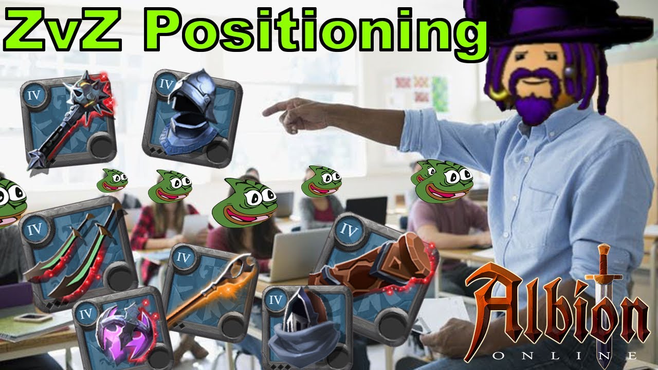 Albion Online Tutorials ZvZ Zerg Composition & Positioning YouTube