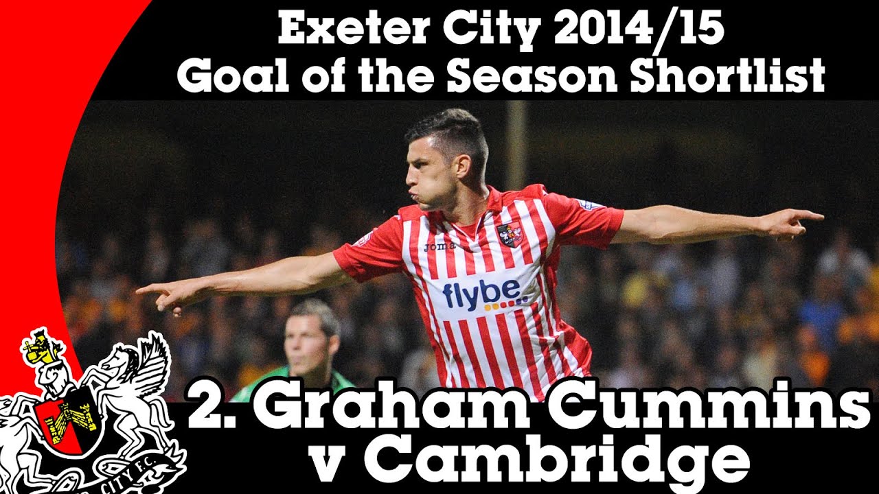 Goal of the Season Shortlist: 2 – Graham Cummins v Cambridge United | Exeter City Football Club football score