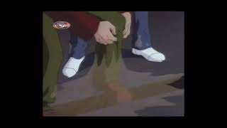 Cartoon Heroine Removes Her Shoes To Distract Monster And Save Team Tv Scene White Socks