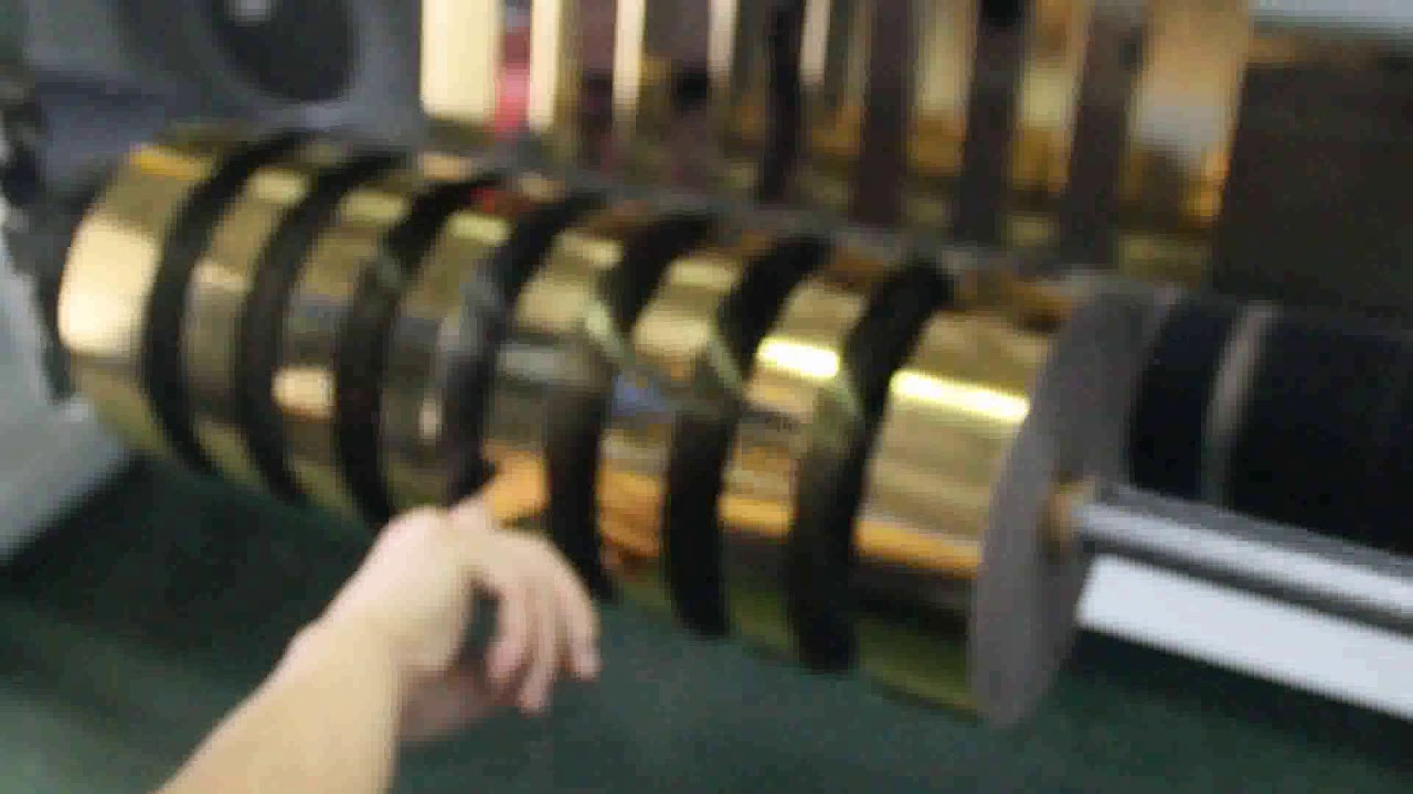 HN1300 Hot Stamping Foil Slitter Machine YouTube