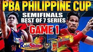 SAN MIGUEL VS RAIN OR SHINE GAME 1 | PBA LIVE PLAY-BY-PLAY REACTION