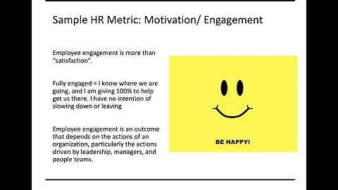 HR Metrics That Matter