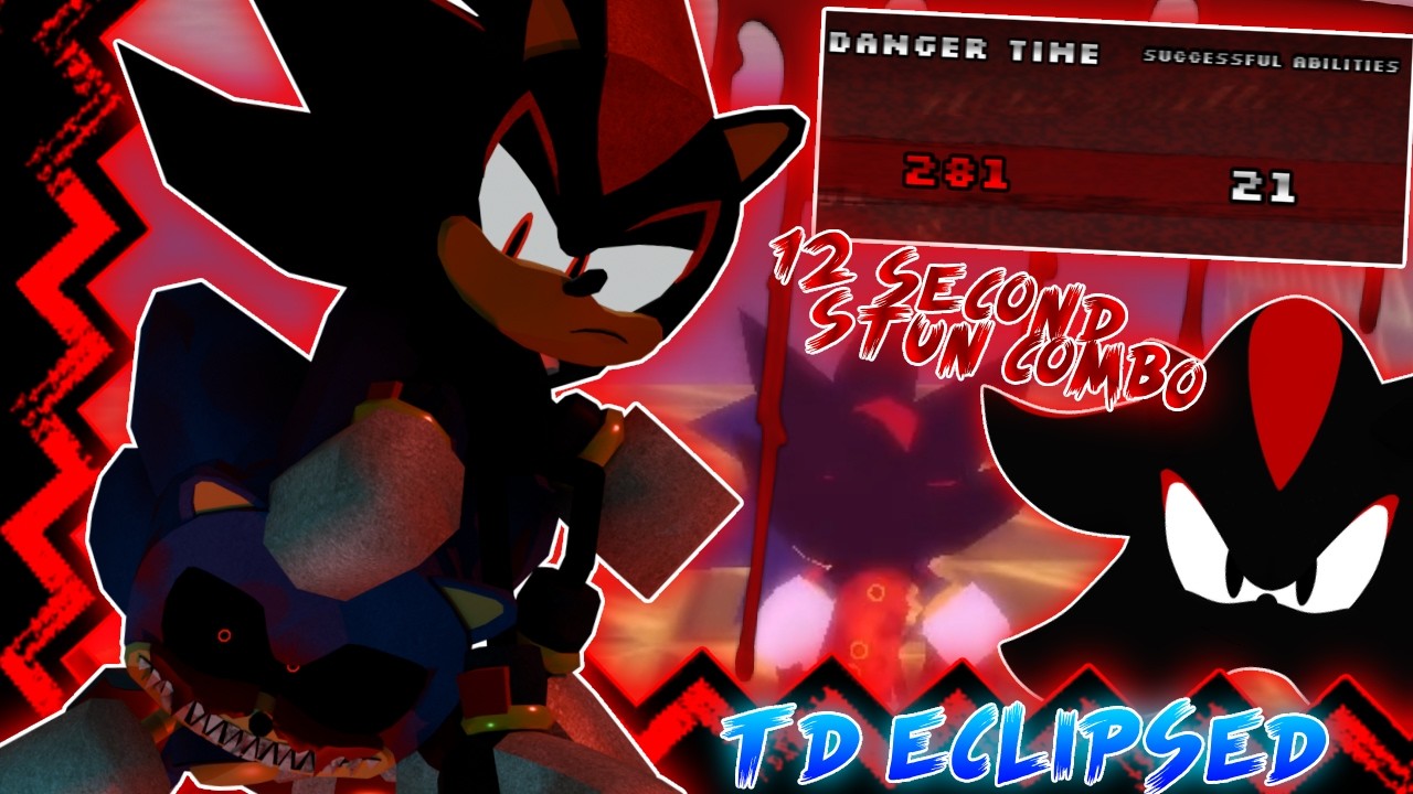 The ULTIMATE 12 Second Shadow Stun! | Sonic.EXE: The Disaster Eclipsed 1.39v Shadow Gameplay