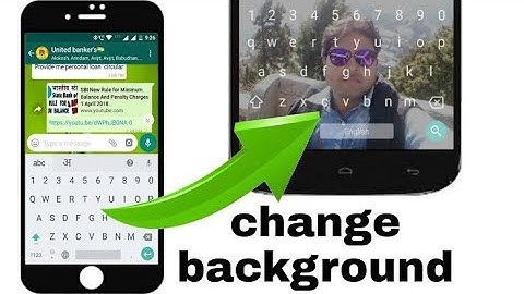 How to change keyboard background // keyboard theme change