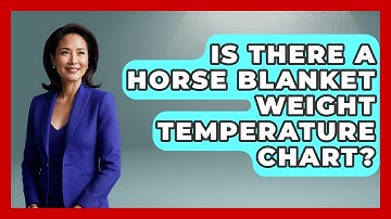 Is There A Horse Blanket Weight Temperature Chart? - The Horses Stable