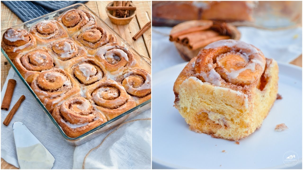 Cinnamon Rolls avec glaçage | Roulés à la cannelle