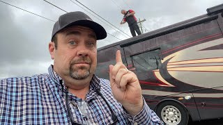 The Most Important Rv inspection! Proper Rv roof maintenance tips and how we do it.