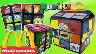 My Mcdonalds Rubiks Cube Minions Happy Meal Unboxing