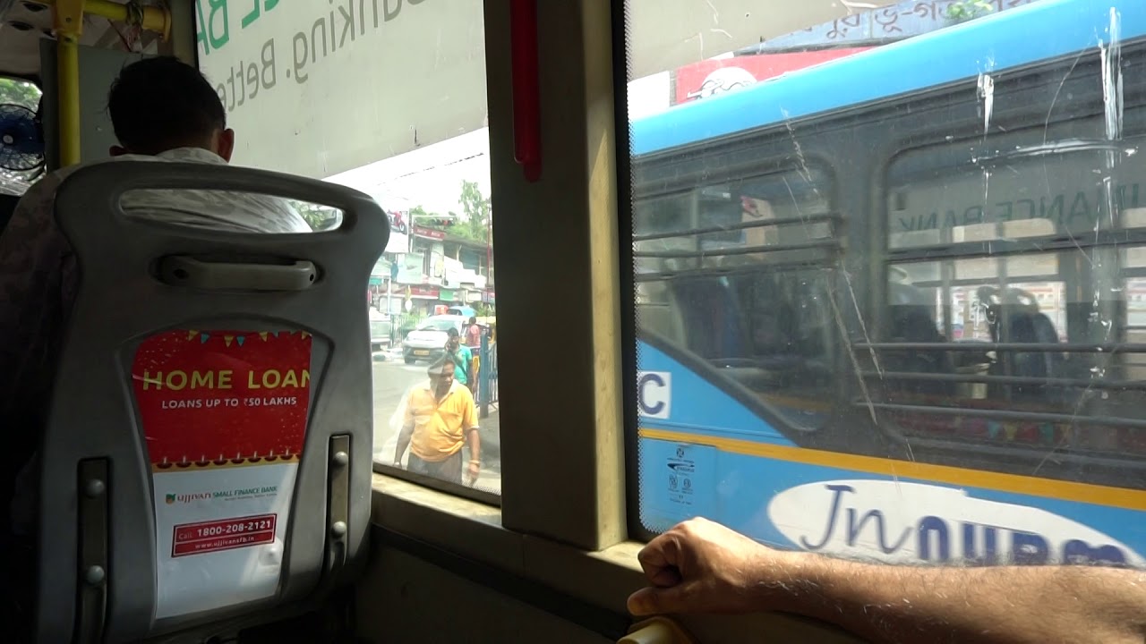 Royalty Free Video Footage | Volvo Bus window view