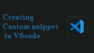 How to create custom Vscode snippet in your Vue workspace How to create custom Vscode snippet in your Vue workspace