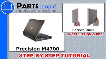 Dell Precision M4700 (P21F001) Screen Rails How-To Video Tutorial