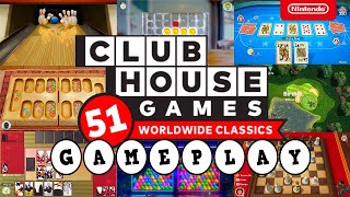 GAMEPLAY Clubhouse Games: 51 Worldwide Classics (EVERY GAME SHOWN) Nintendo Switch 世界のアソビ大全51 ゲームプレイ