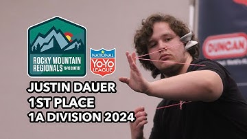 Justin Dauer — 1A Final — 1st Place — Rocky Mountain Regionals 2024 Yo Yo Contest