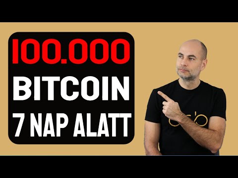 100.000 BITCOIN 7 NAP ALATT [Rendhagyó bejelentkezés]