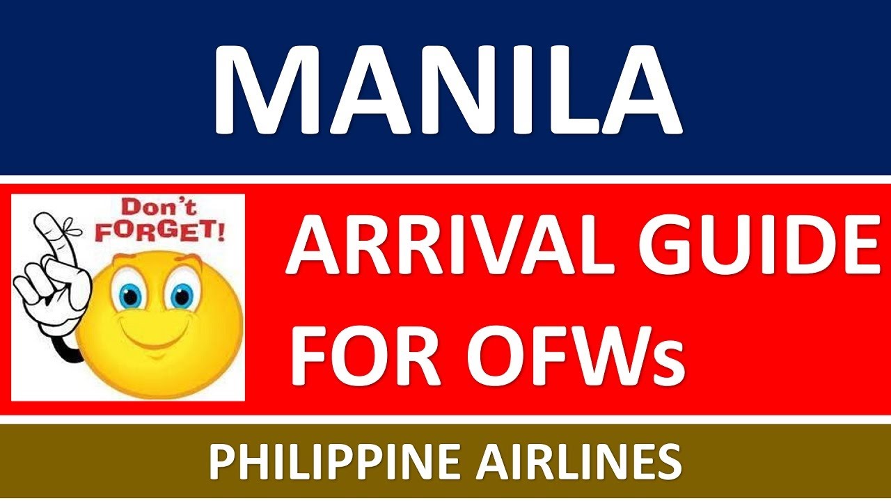 philippine airlines travel requirements for ofw