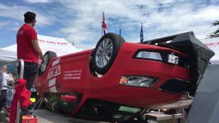 Road Safety seat-belt awareness Roll-Over Tumble simulator