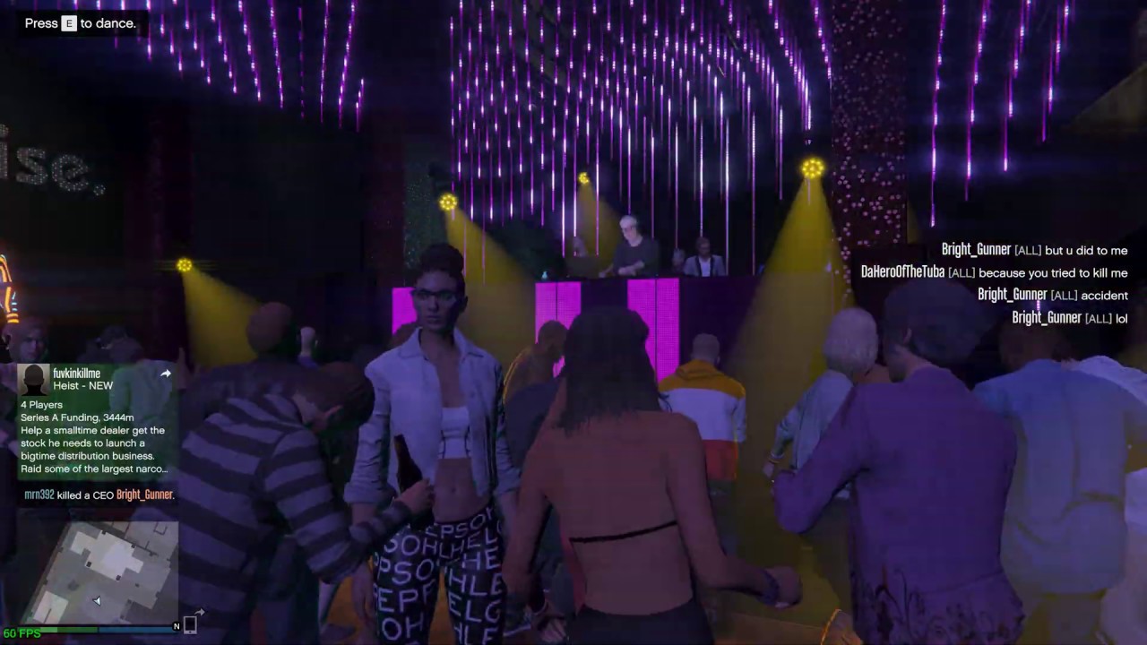 GTA 5 ONLINE PC THE DANCE PARTY 4K YouTube