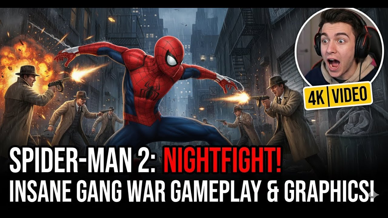 SPIDER-MAN 2: Insane Gangster Combat & Flight Gameplay (4K 60FPS) PS5