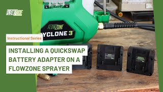 How To Install The Quickswap Adapter On A Flowzone Sprayer Fz Instructional Series